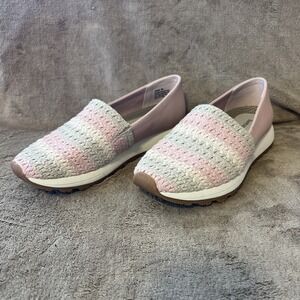 Baretraps GENNIE Womens 8M Crochet Casuals Pink Pearl Multi Color